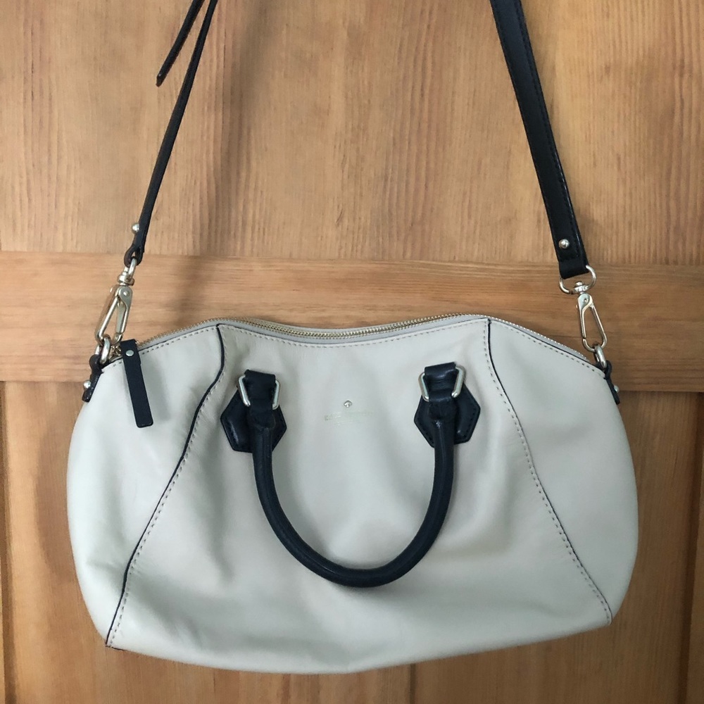 Kate Spade Cream and Black Bag